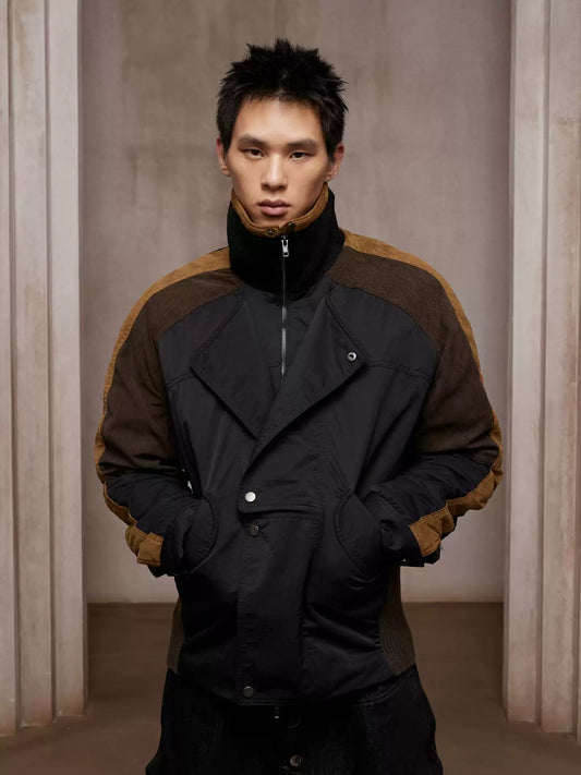 Street Style Double-Breasted Jacket