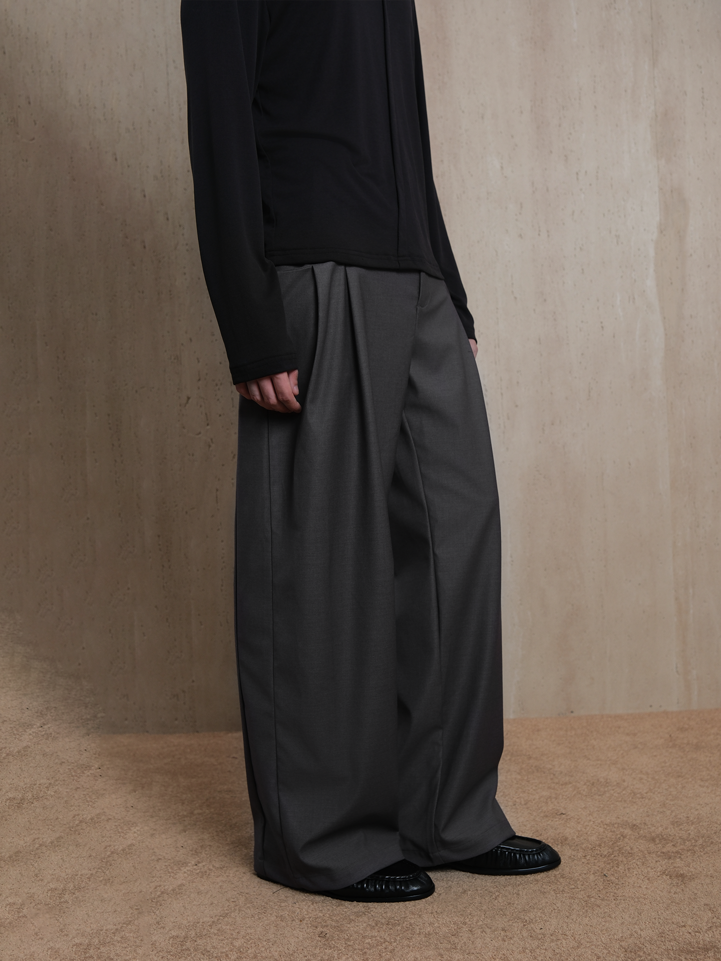 Side Pocket Wide Leg Pants