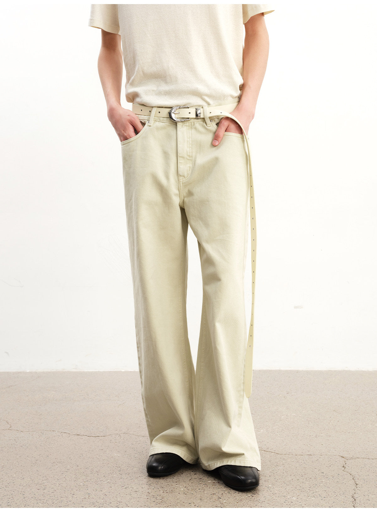 Lightly distressed jeans