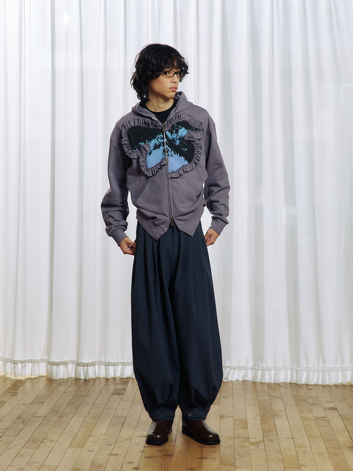 Pleated Balloon Pants
