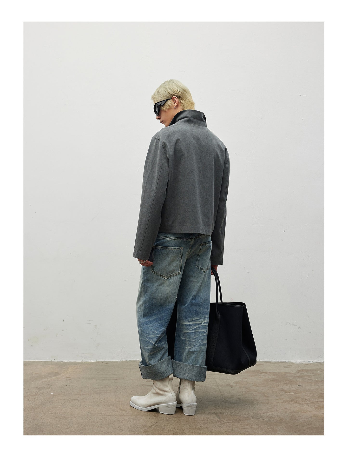 Short Wide Sleeve Jacket