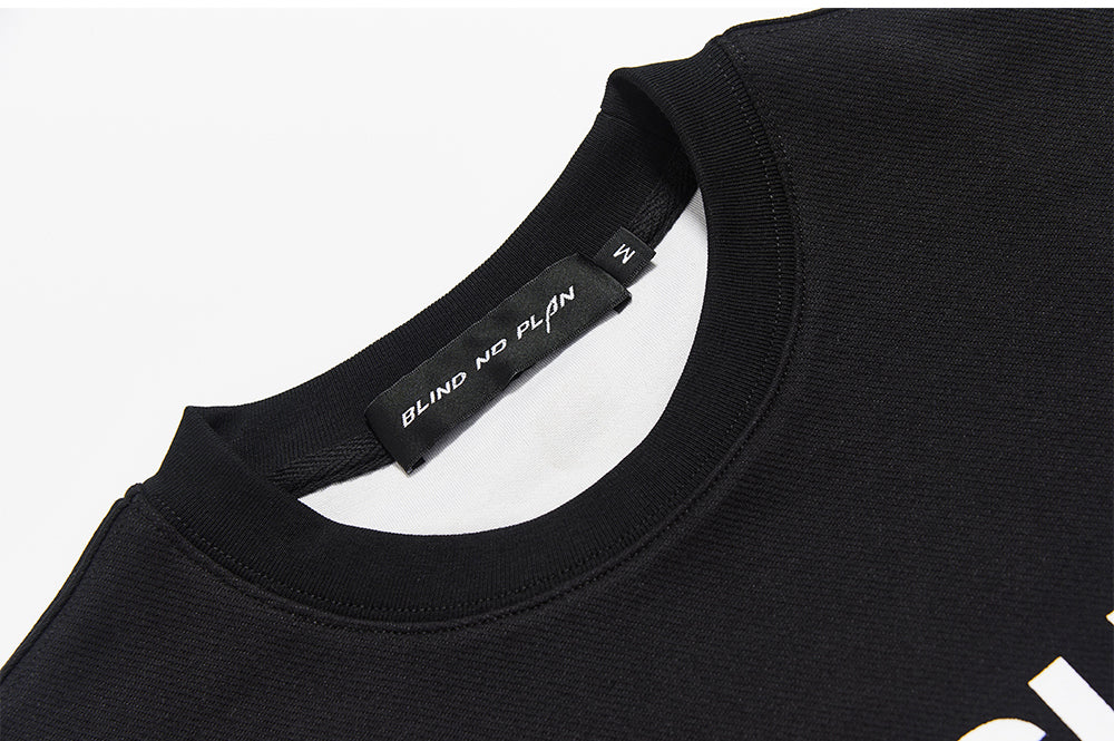 Contrast print T-shirt