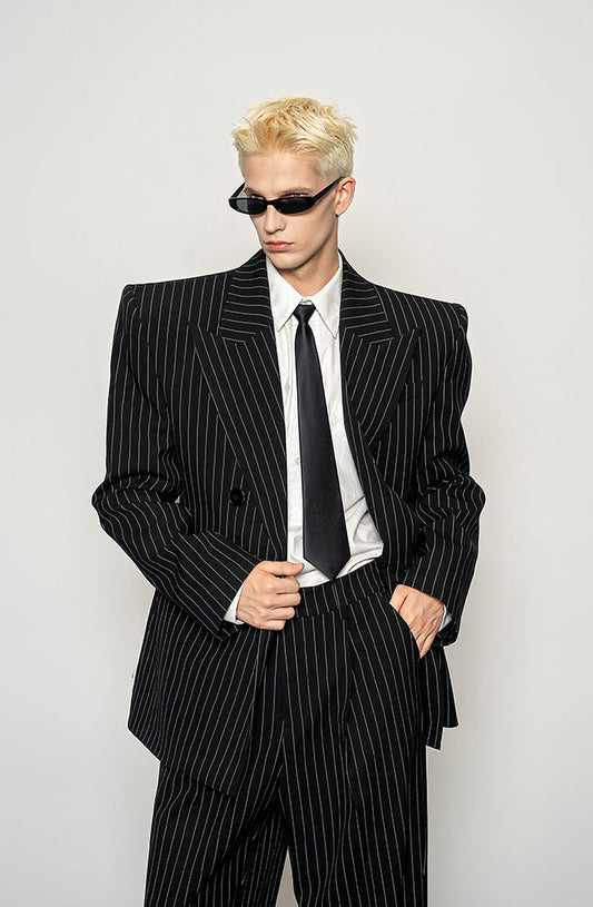 High-Quality Straight-Shoulder Suit