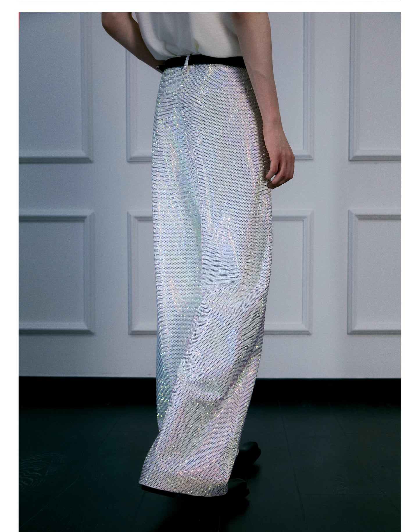 Galaxy Rhinestone Casual Pants