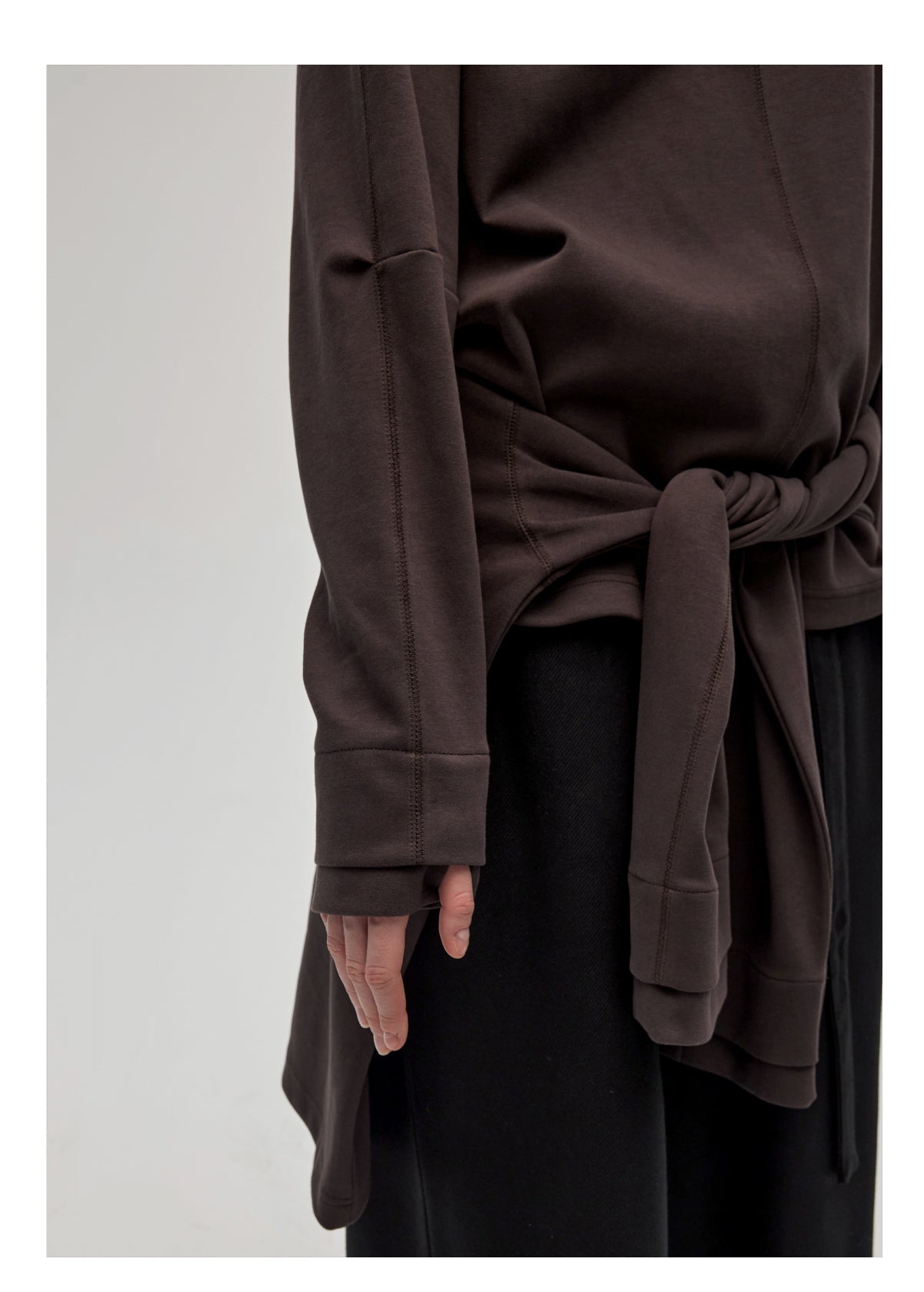 High Collar Thick T-Shirt