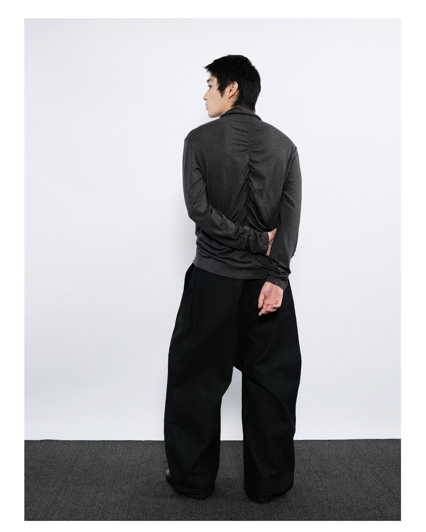 Double-Breasted Slim Cardigan