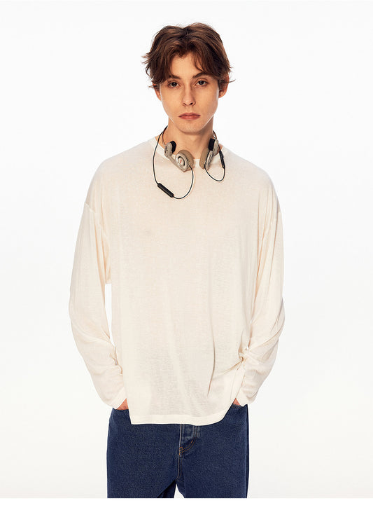 Vintage-Style Lyocell T-Shirt
