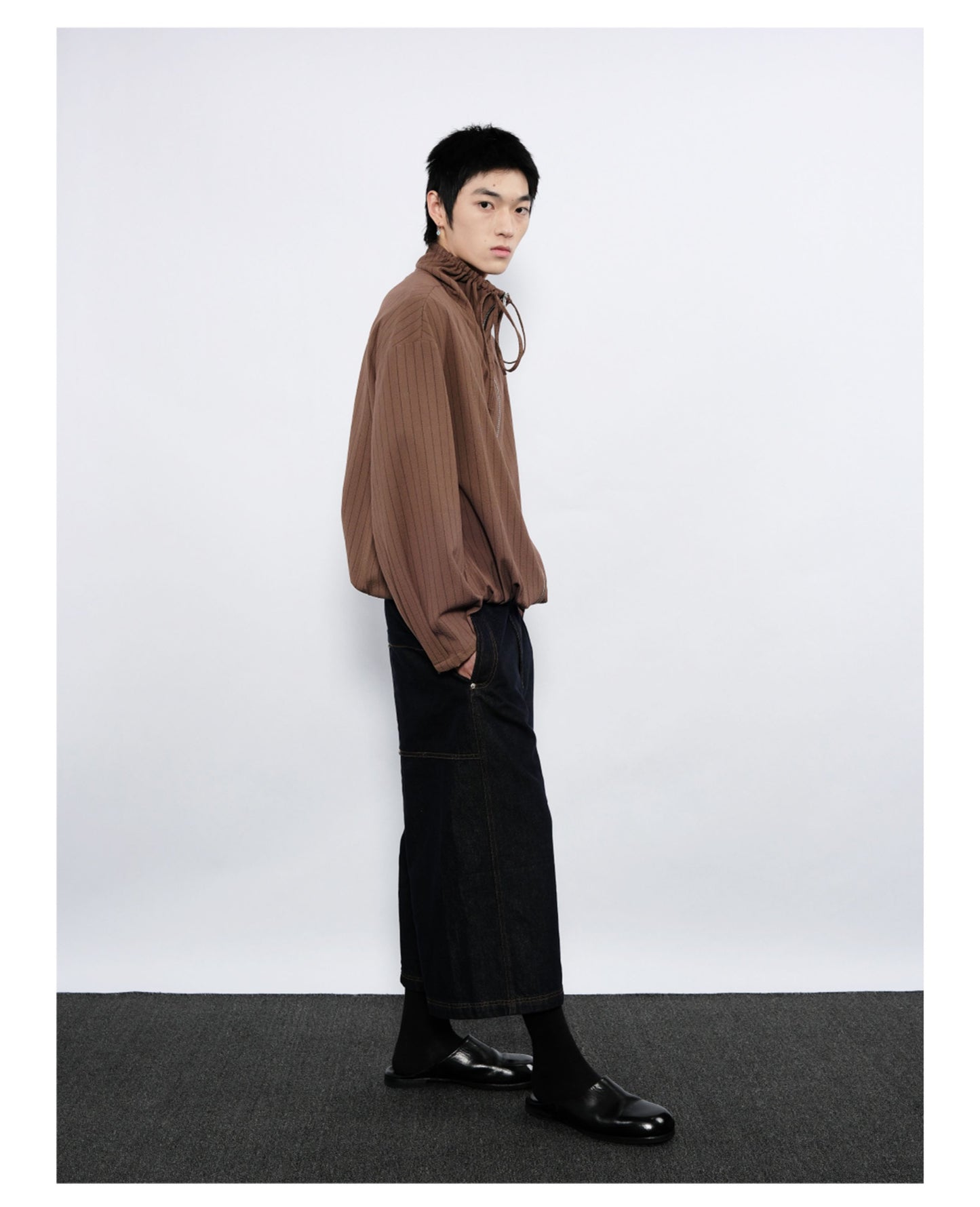 Double-pleated jacket