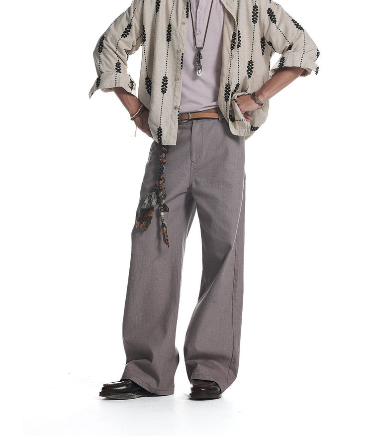 Distressed Casual Pants