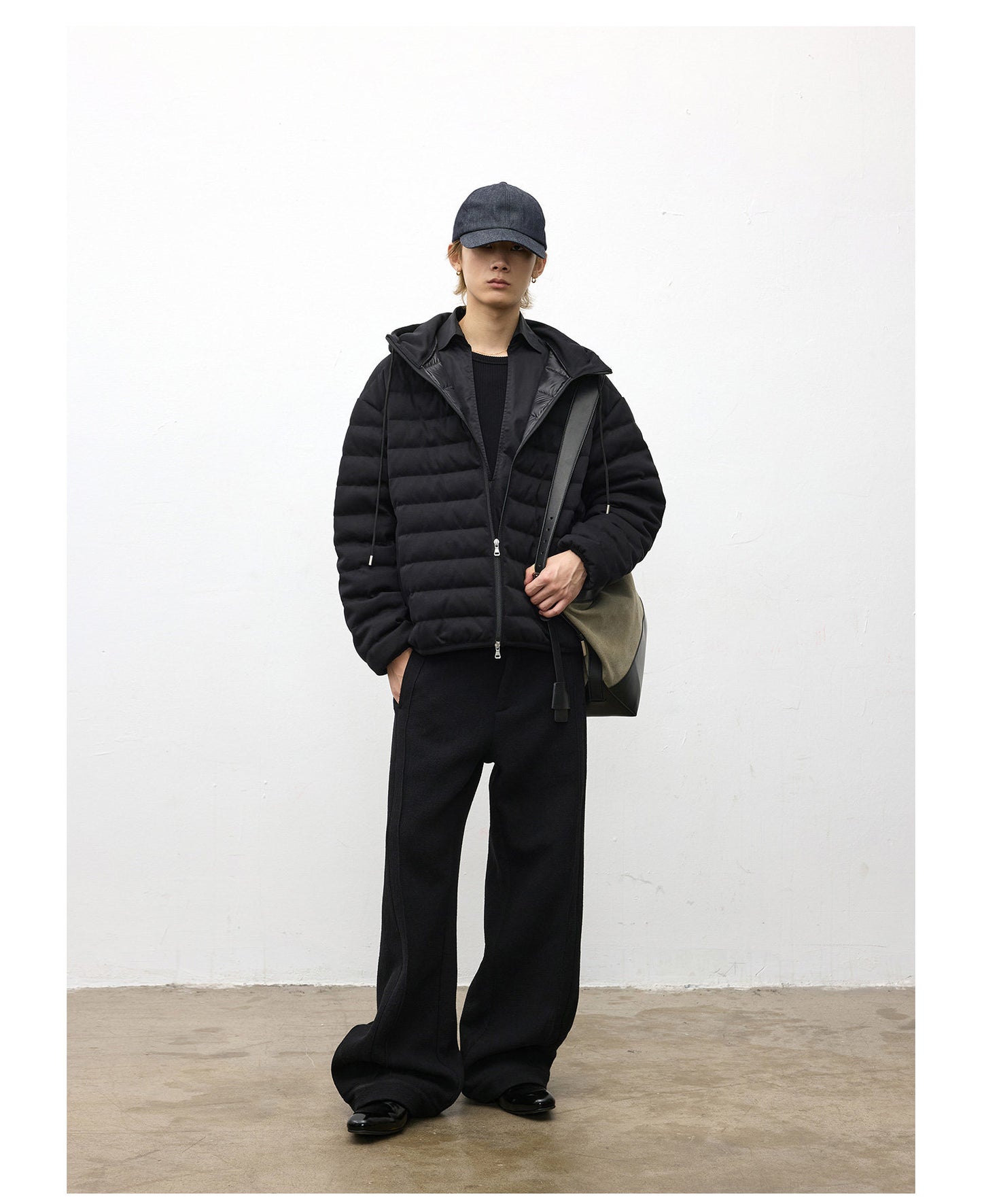 Basic Down Jacket with Hood