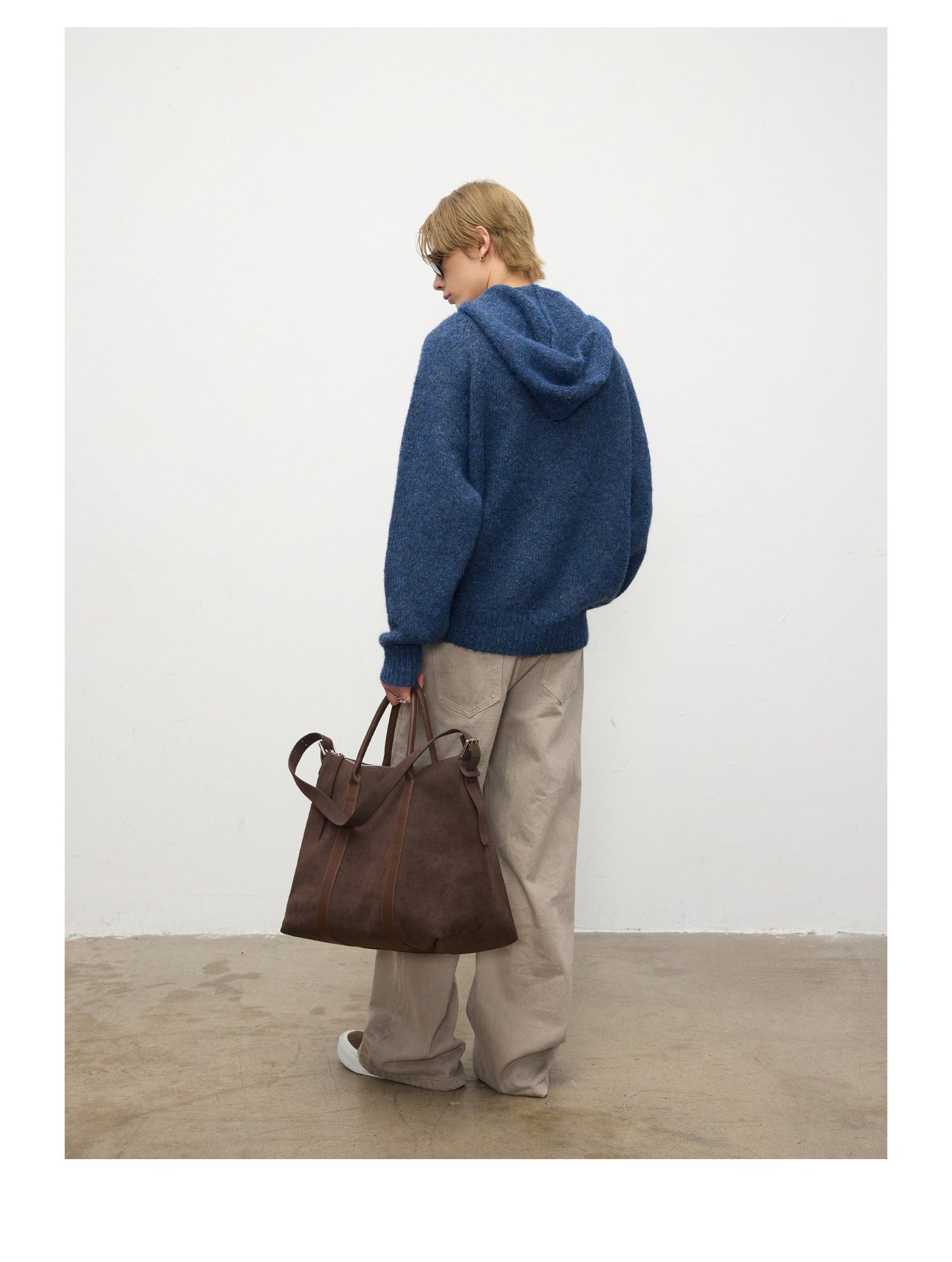 Mohair Hooded Cardigan