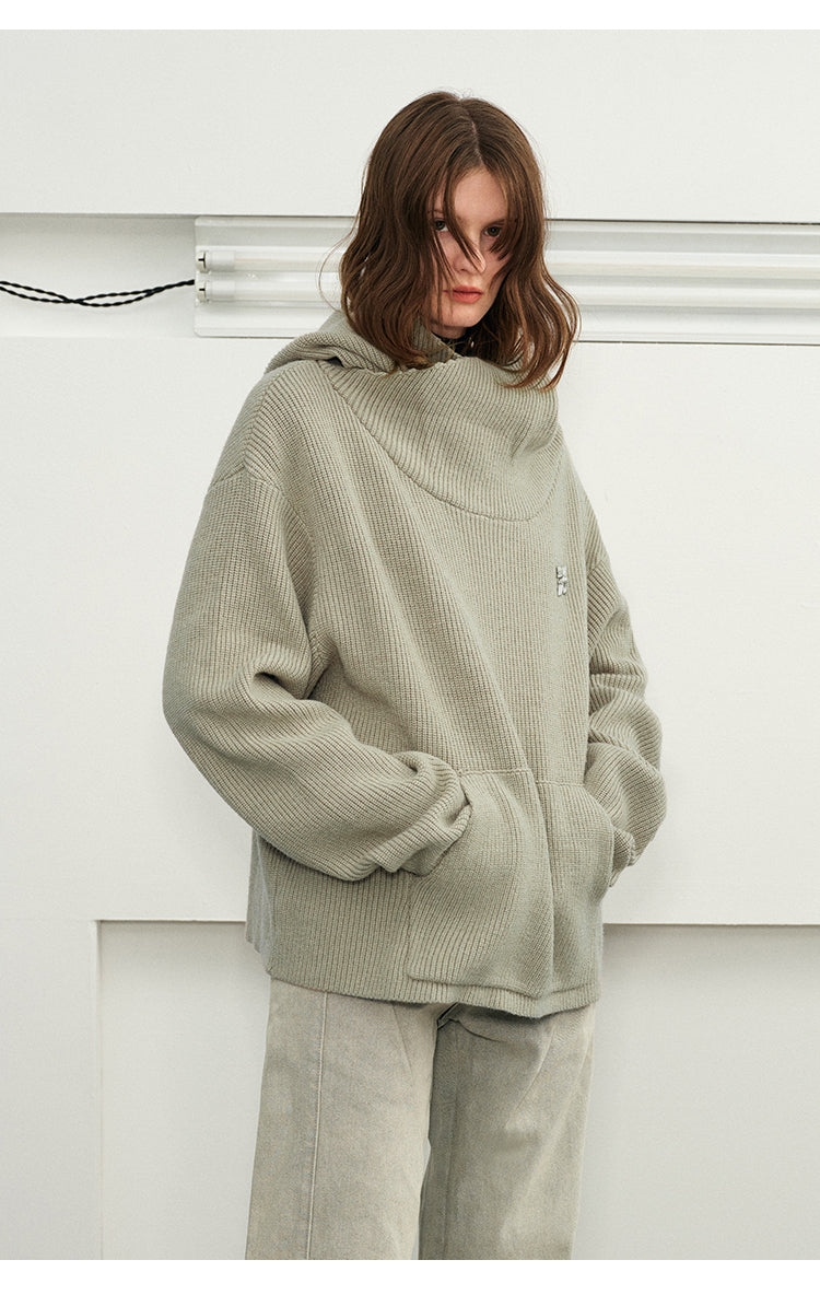 Loose Hooded Sweater