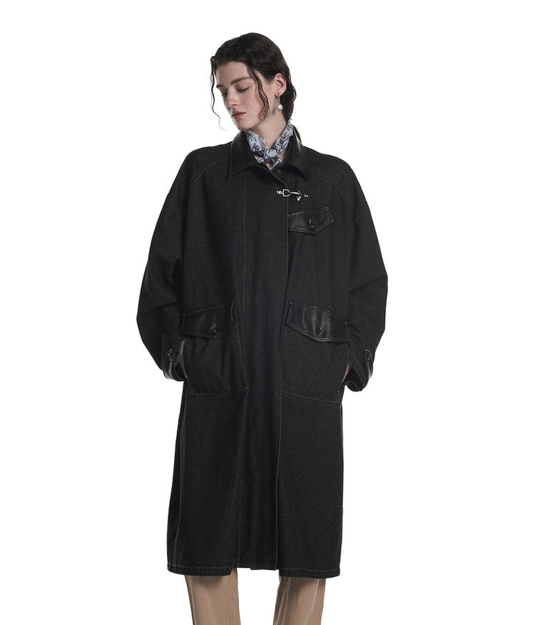 Patchwork Trench Coat