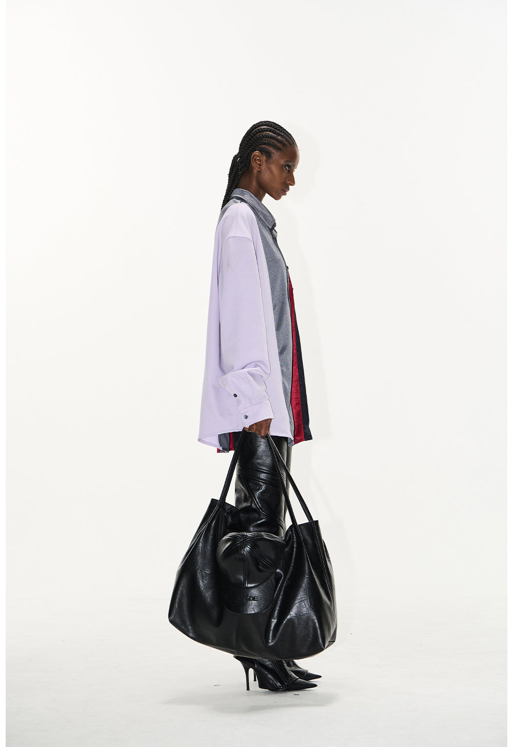 Color Matching Sports Badge Shirt