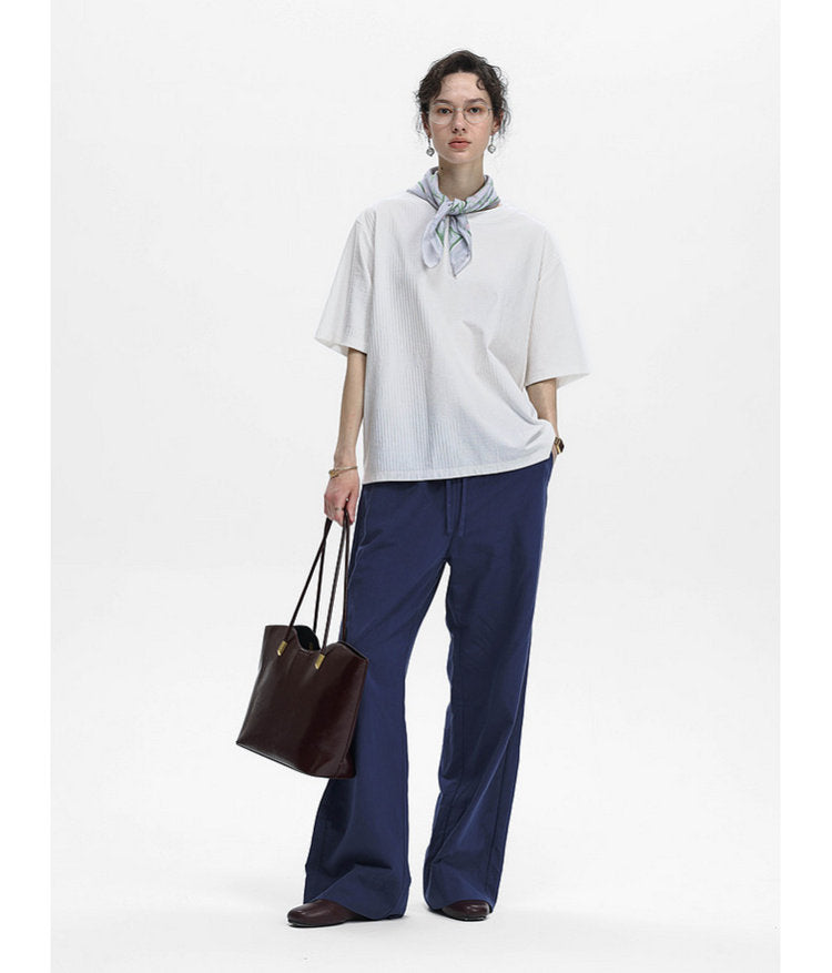 Basic and Simple Round-Neck T-Shirt