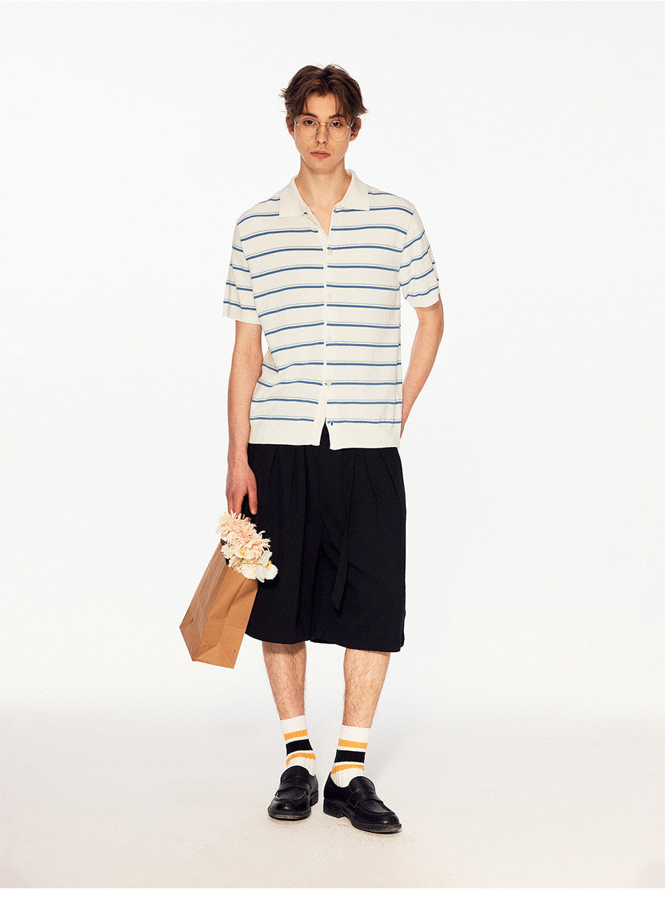 No-Iron Loose-Fit Shorts