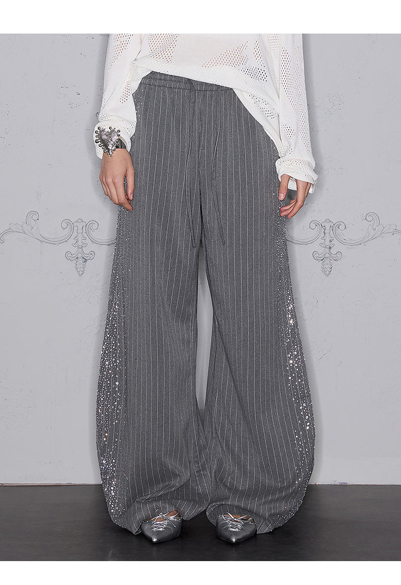 Striped Wide Leg Pants