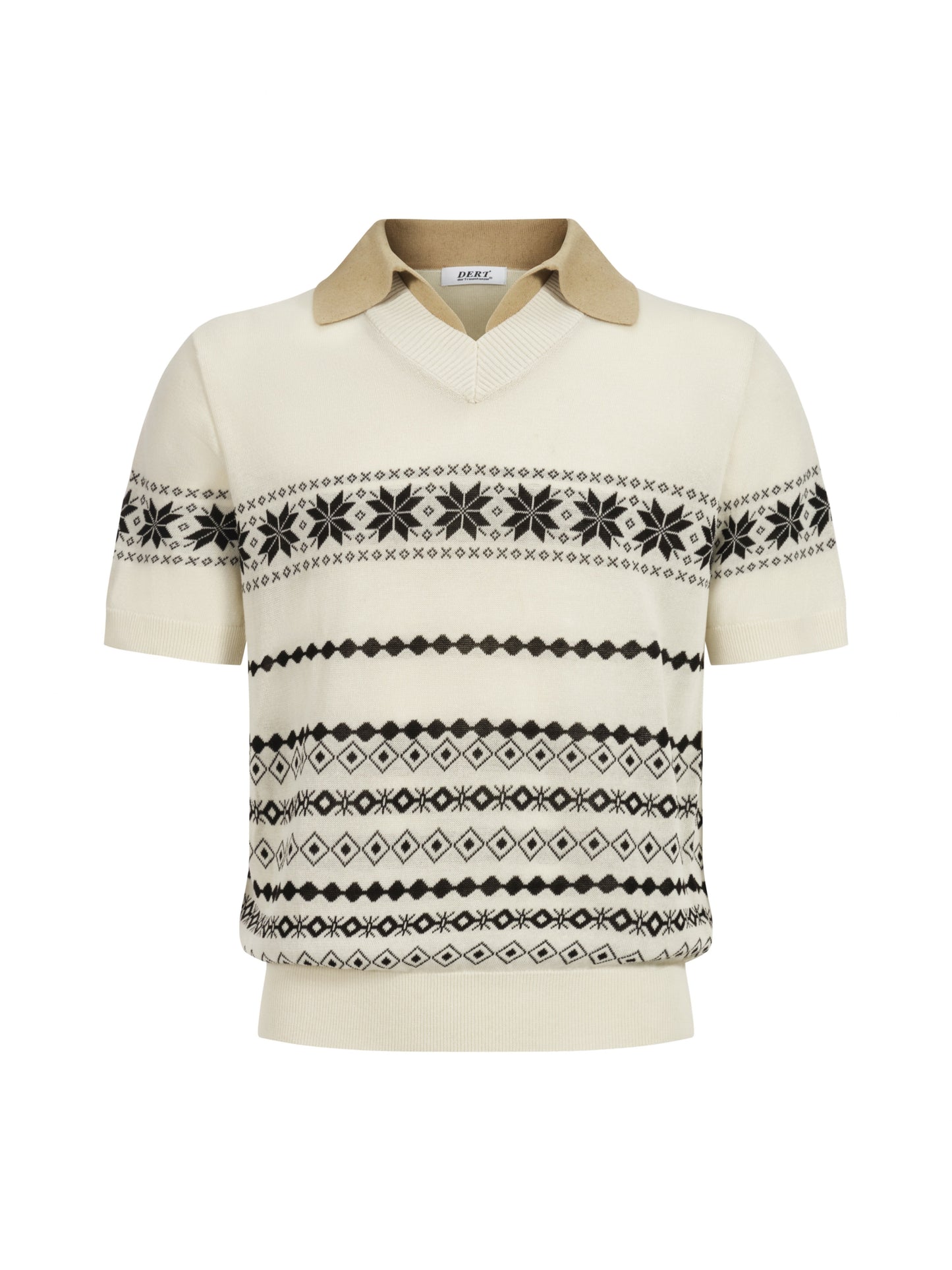 Seagull Neck Knit Shirt