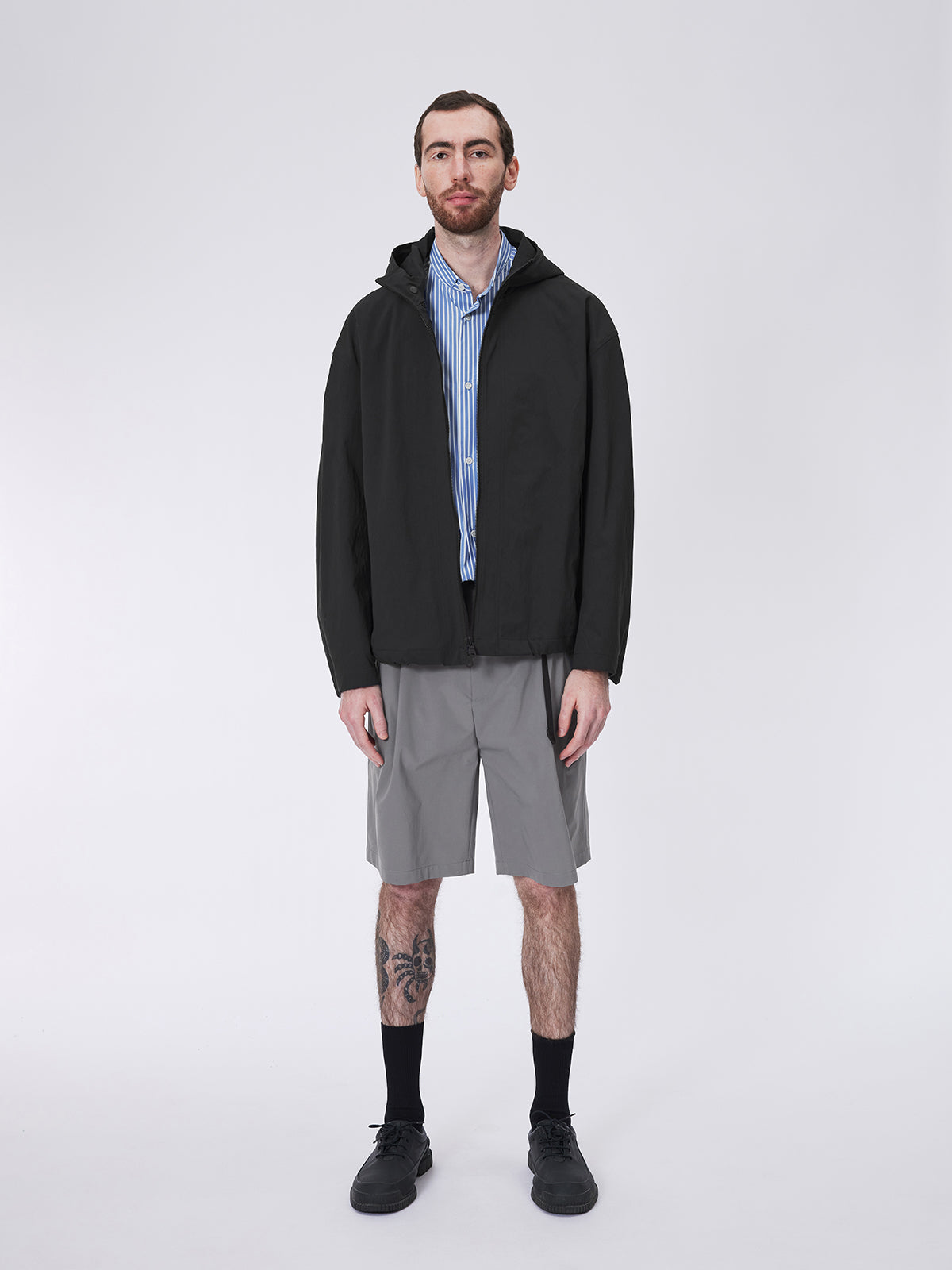 Water-repellent Hooded Jacket