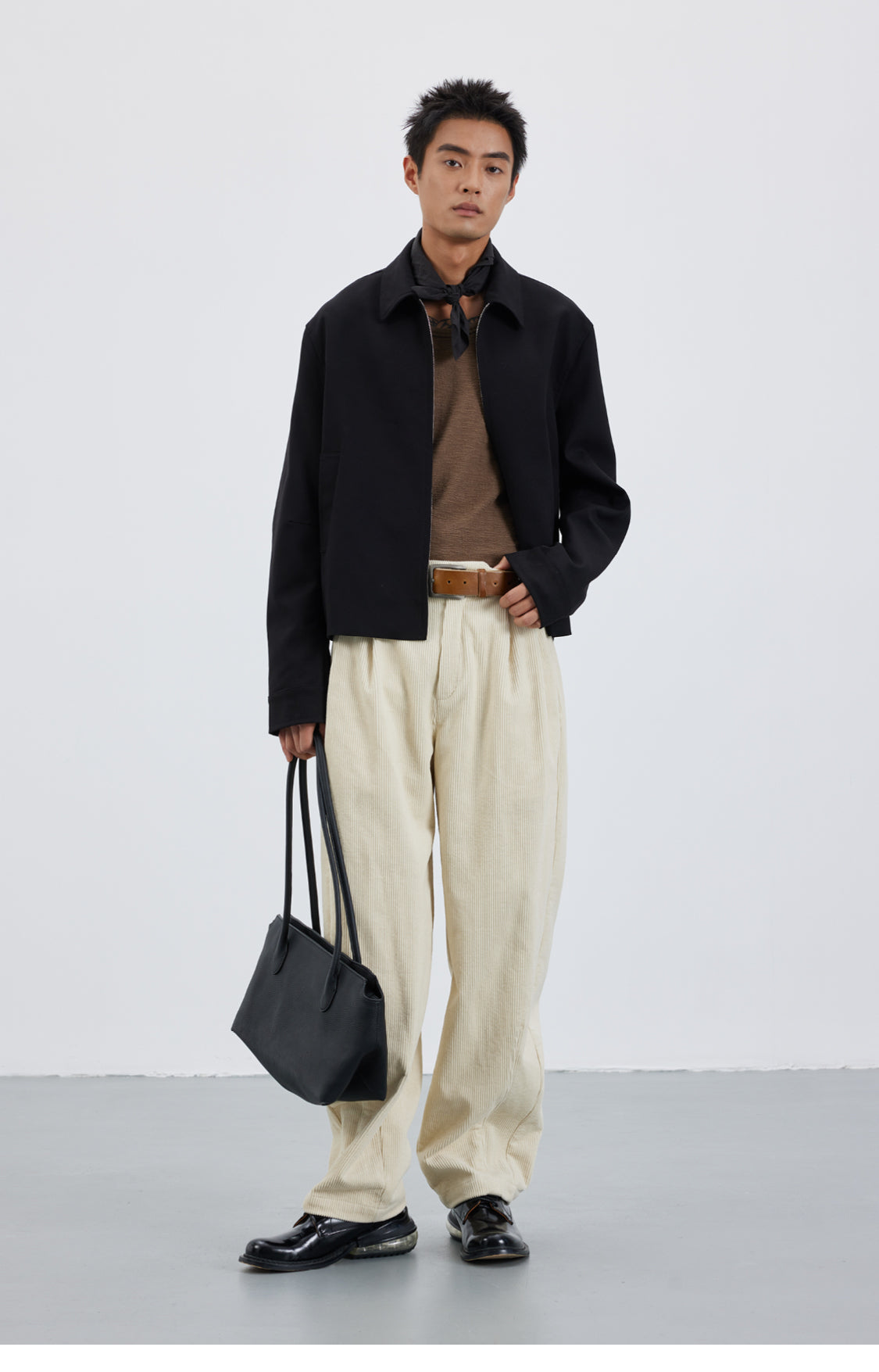 Wool-blend classic jacket