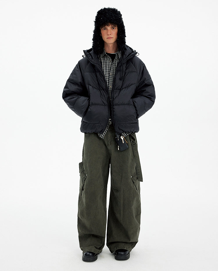 Casual Down Jacket with Hood