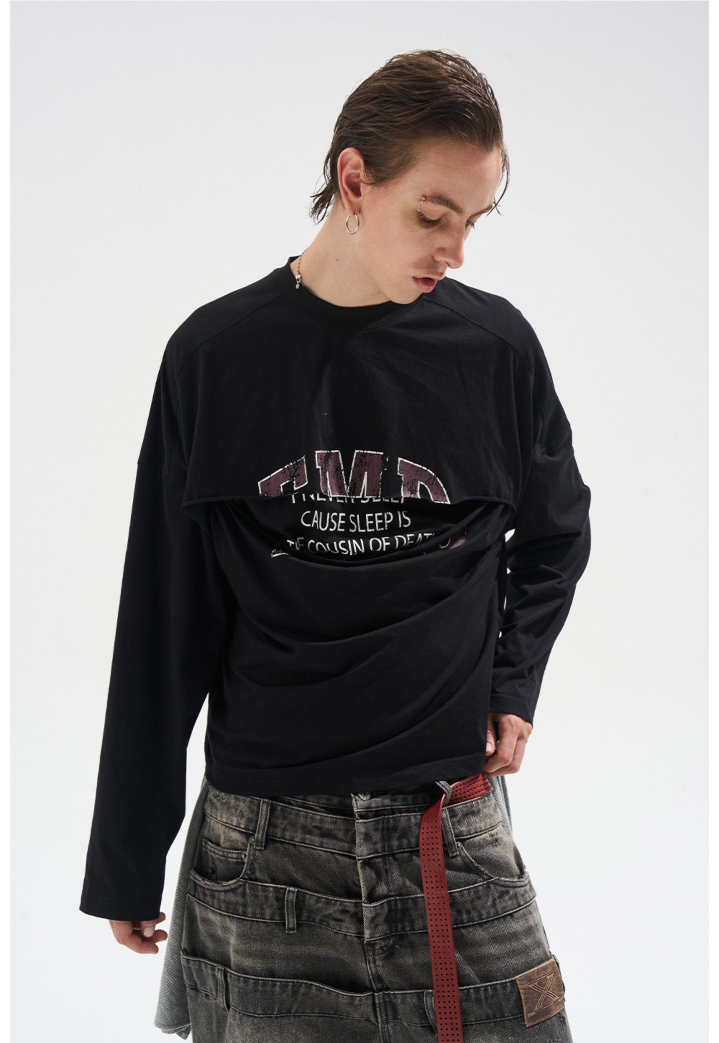 Double-layer T-shirt