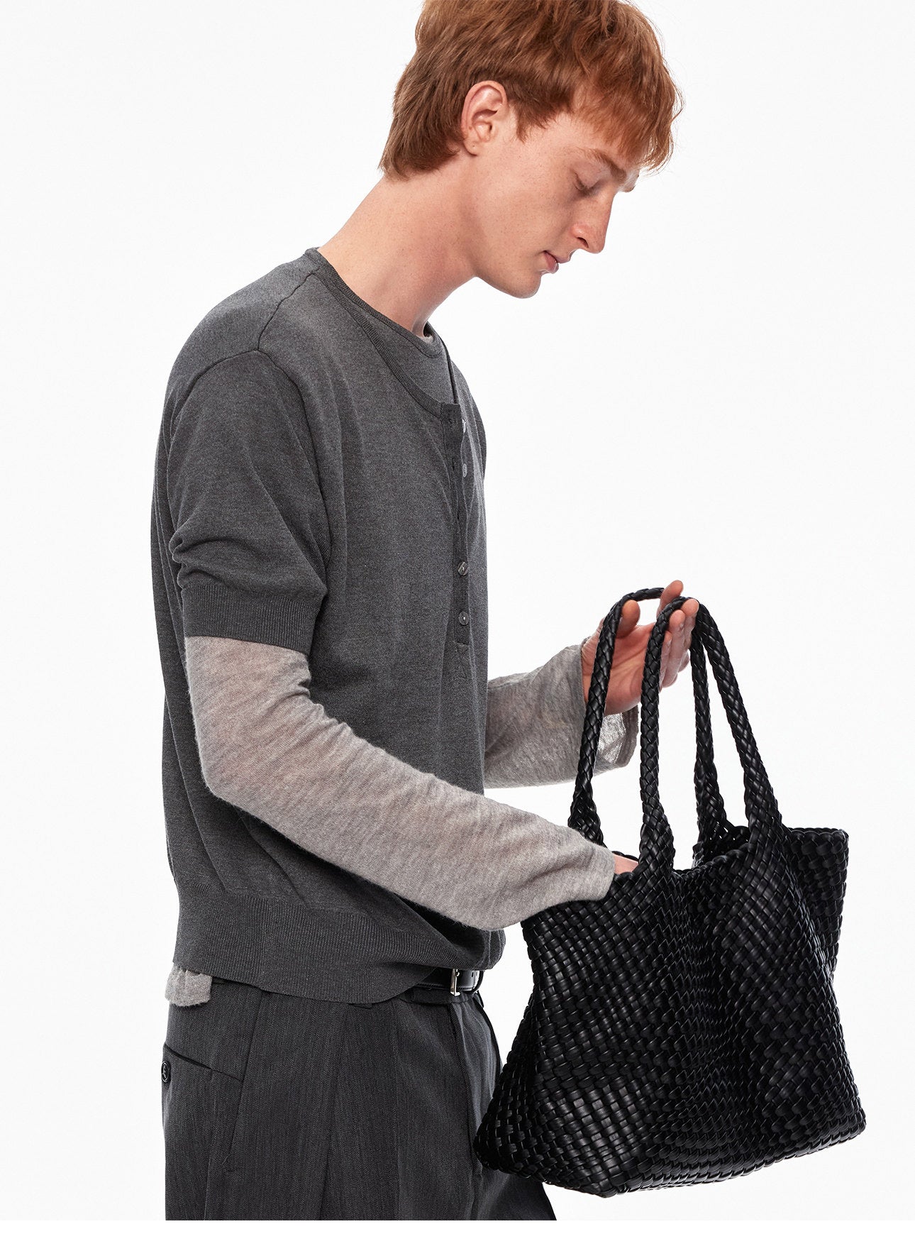 Two-Tone Casual Knit