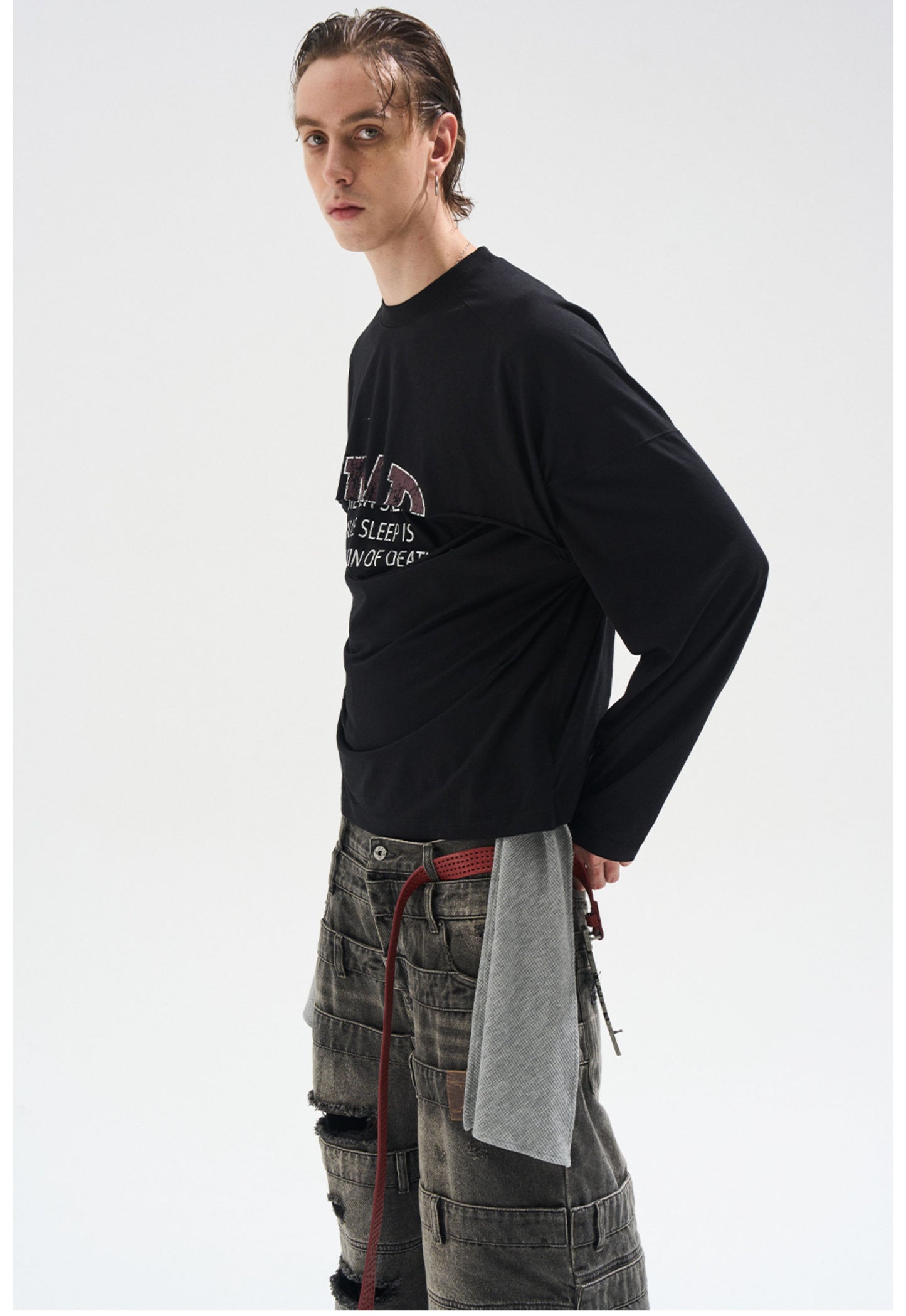 Double-layer T-shirt