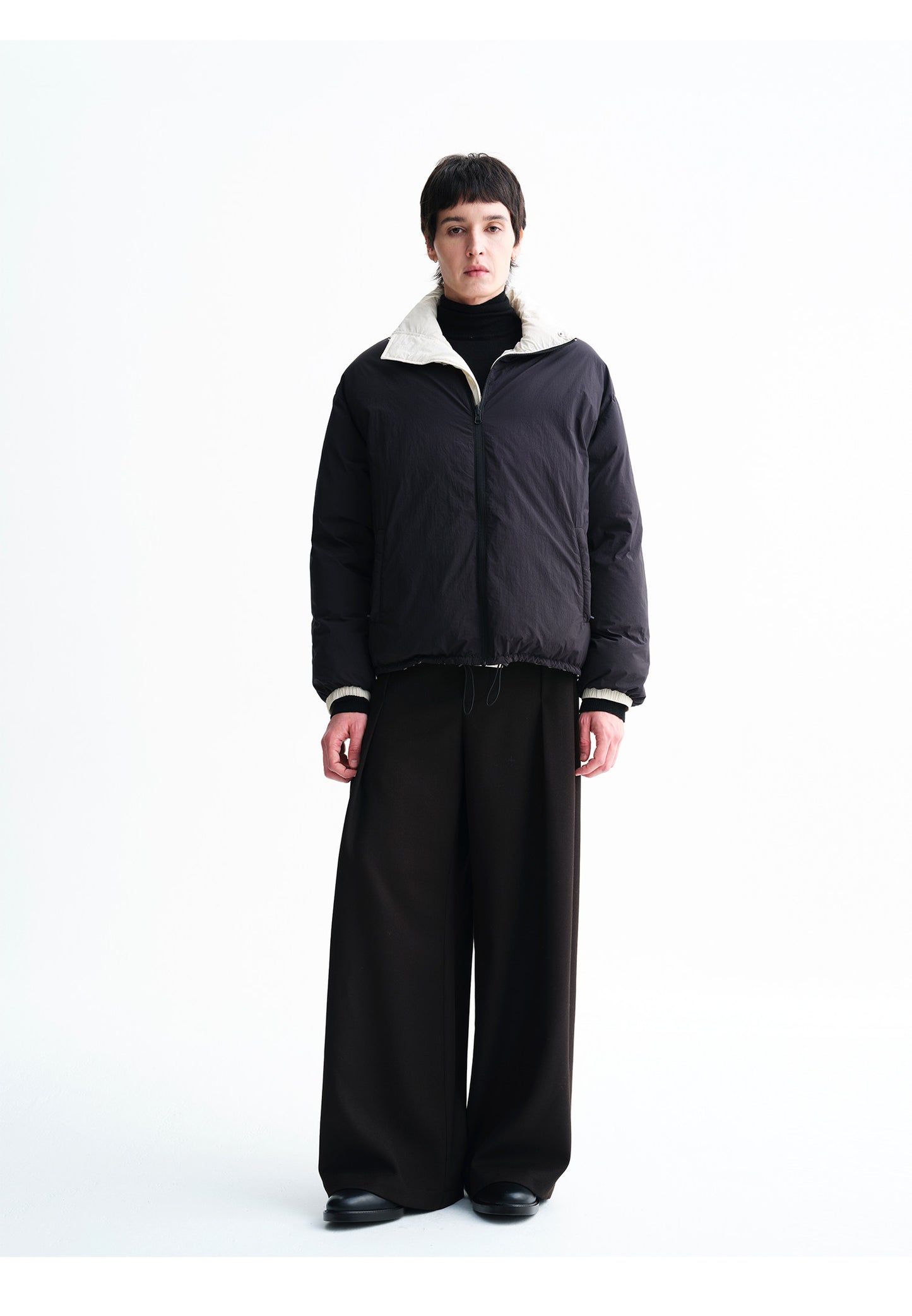 Short Reversible Cotton Jacket