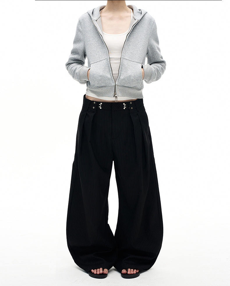 Retro Stripe Casual Pants