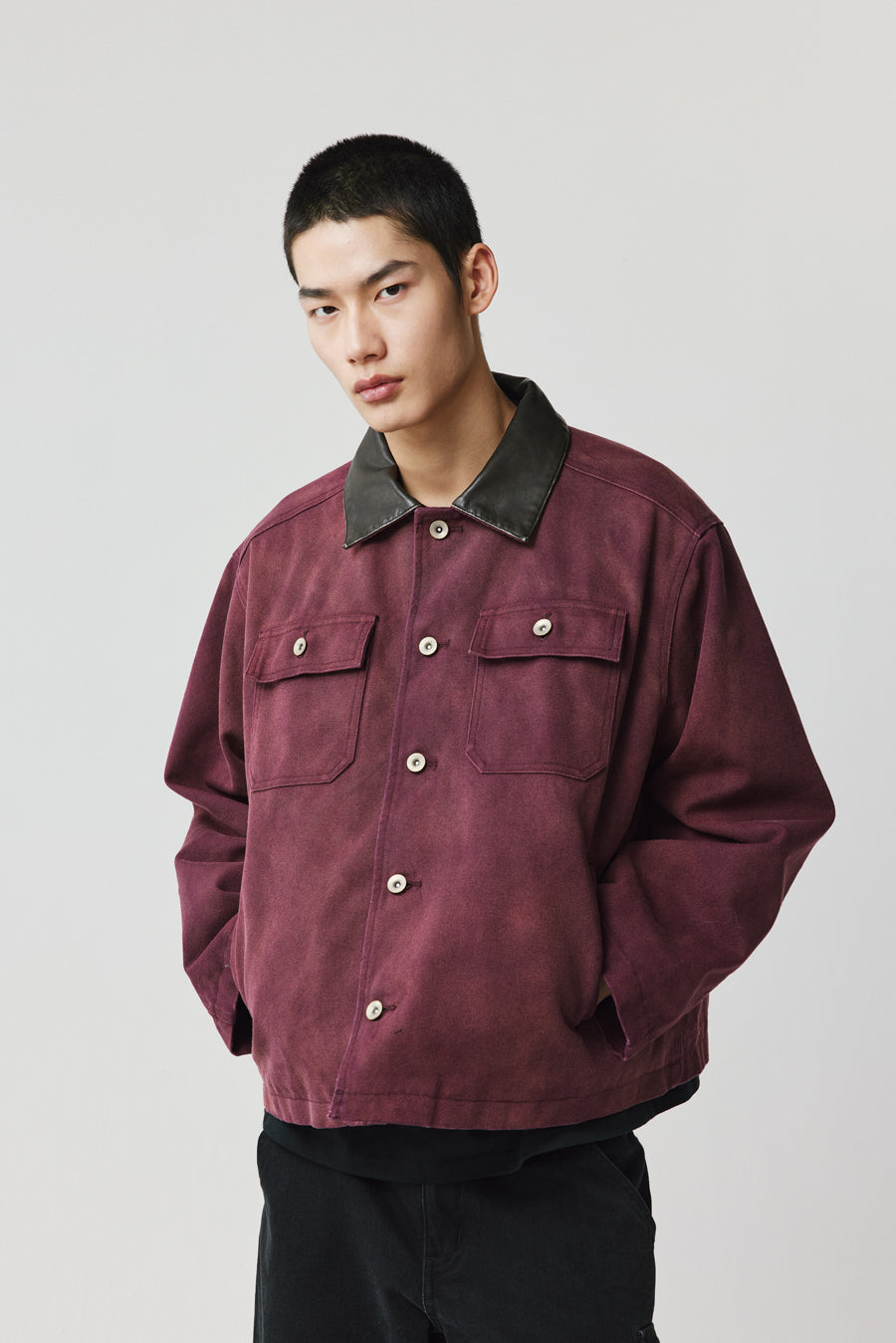 Short A-line jacket