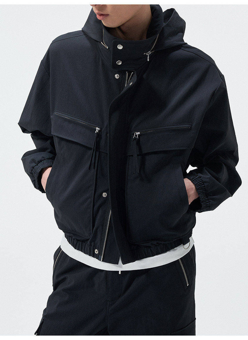 Short-length paratrooper jacket