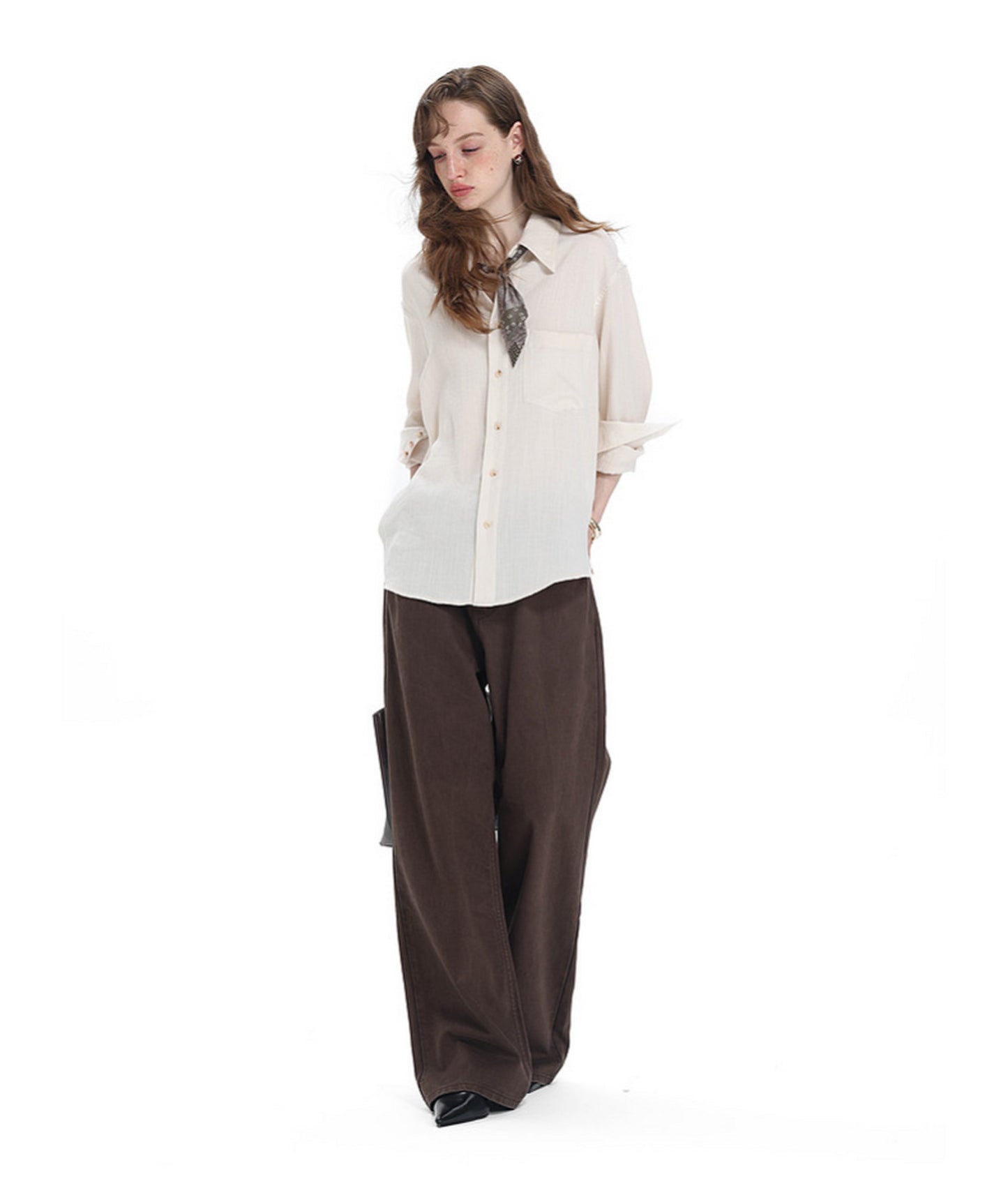 Relaxed Linen-Lyocell Blend Shirt