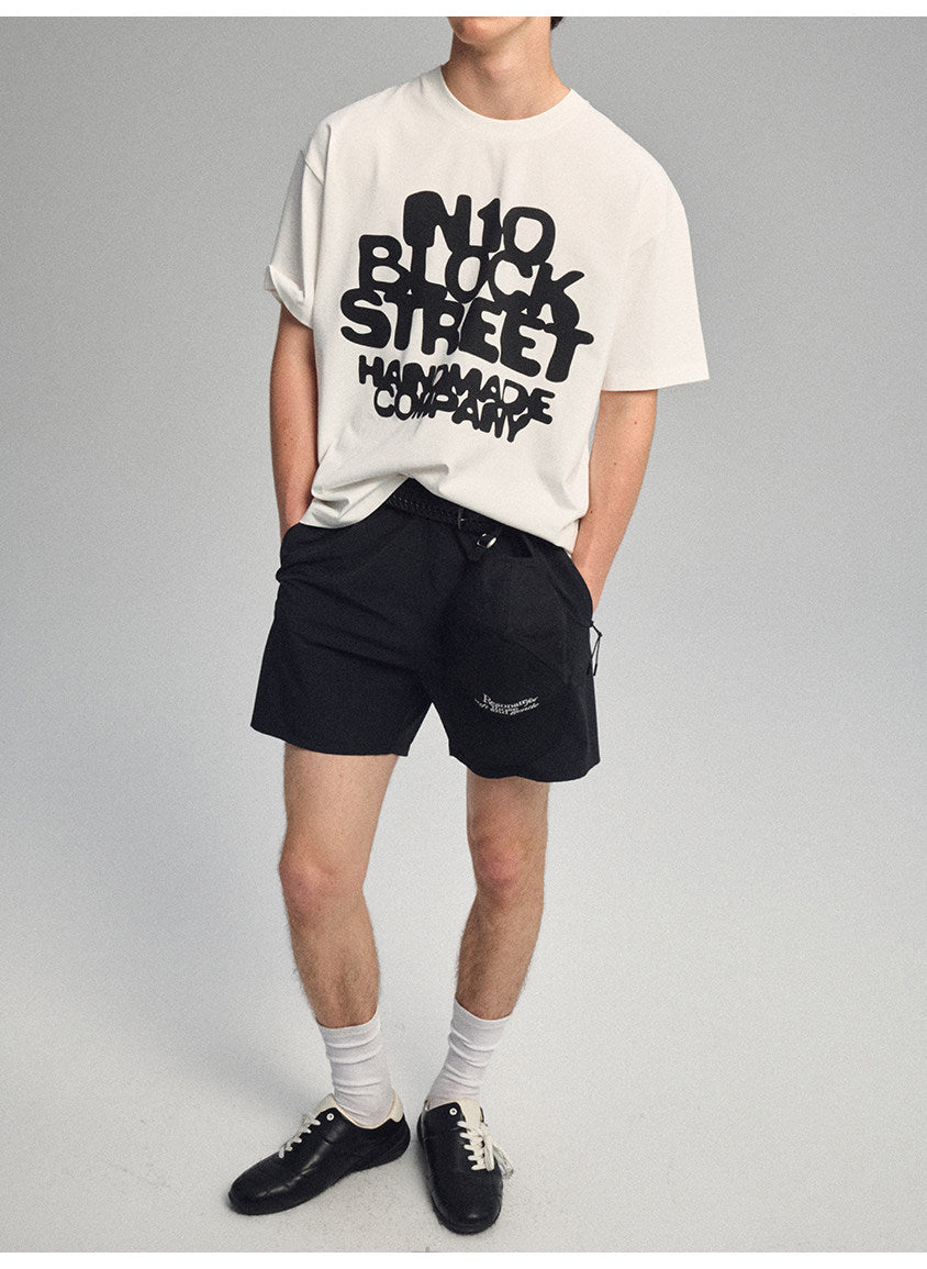 Cooling Water-Pulp Print T-Shirt