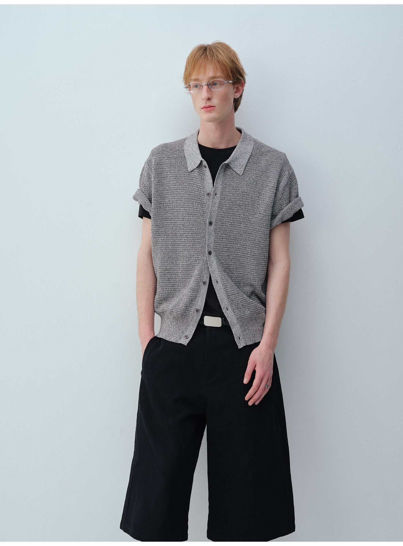 Openwork Knit Cardigan