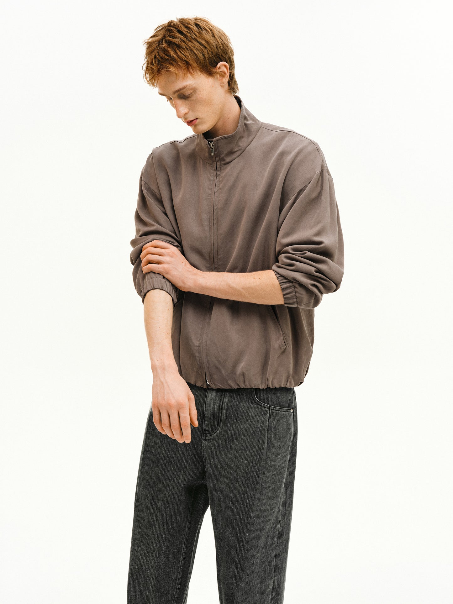 Stand Collar Balloon Jacket