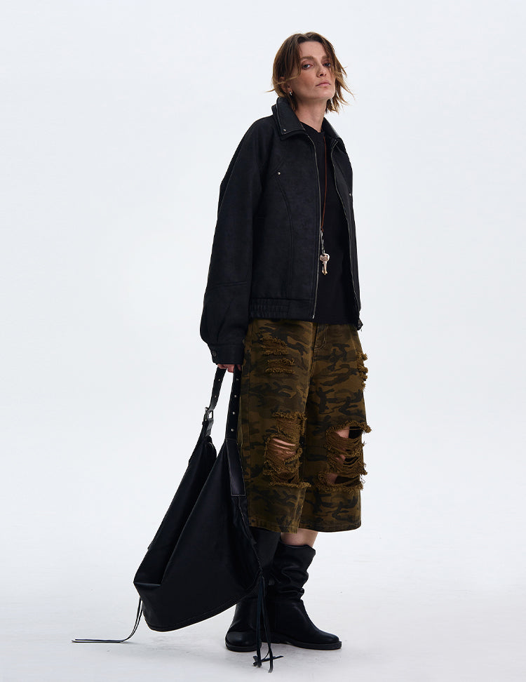 Barn Style Suede Jacket