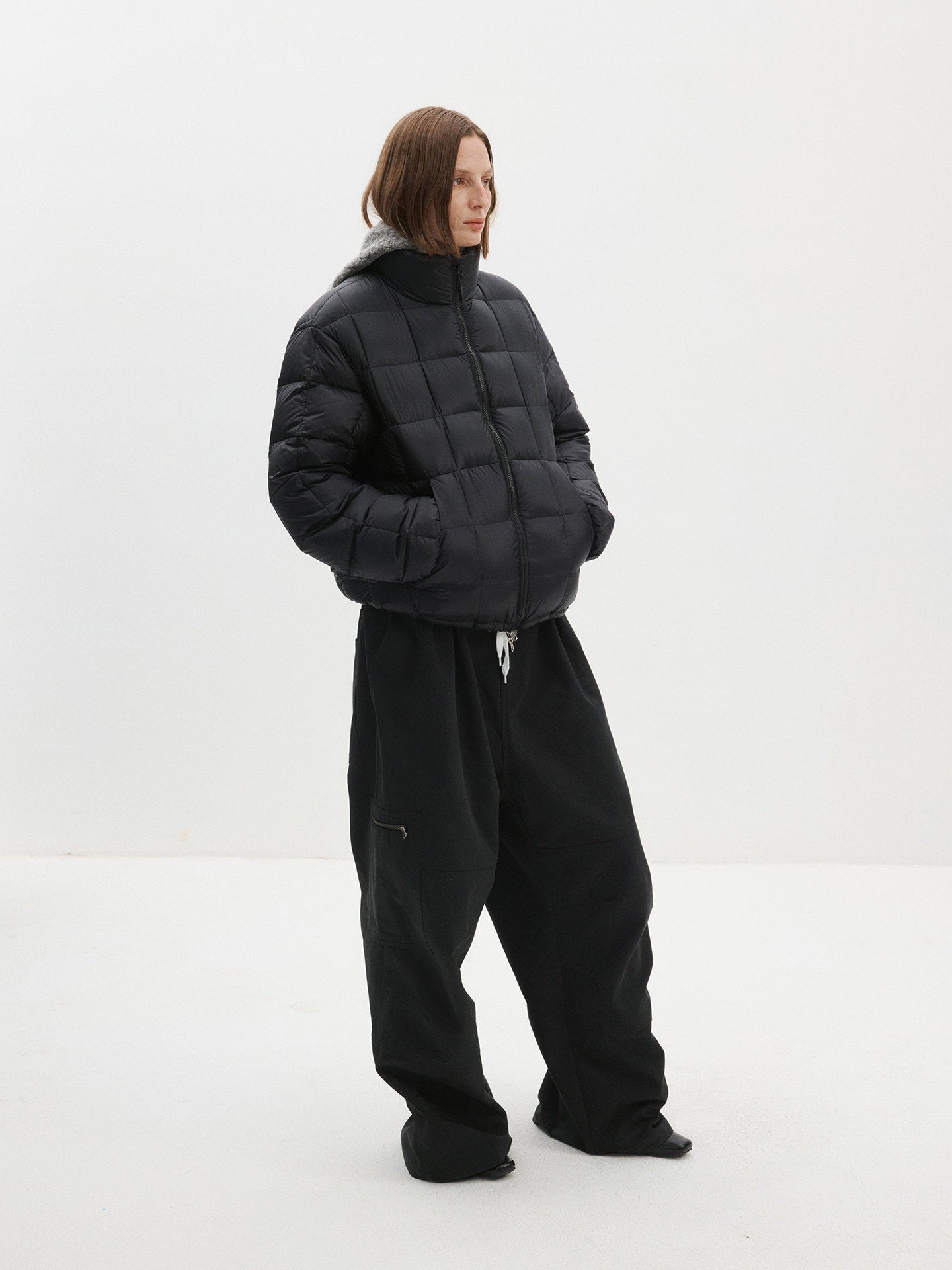 Casual Pants with Elastic Drawstring