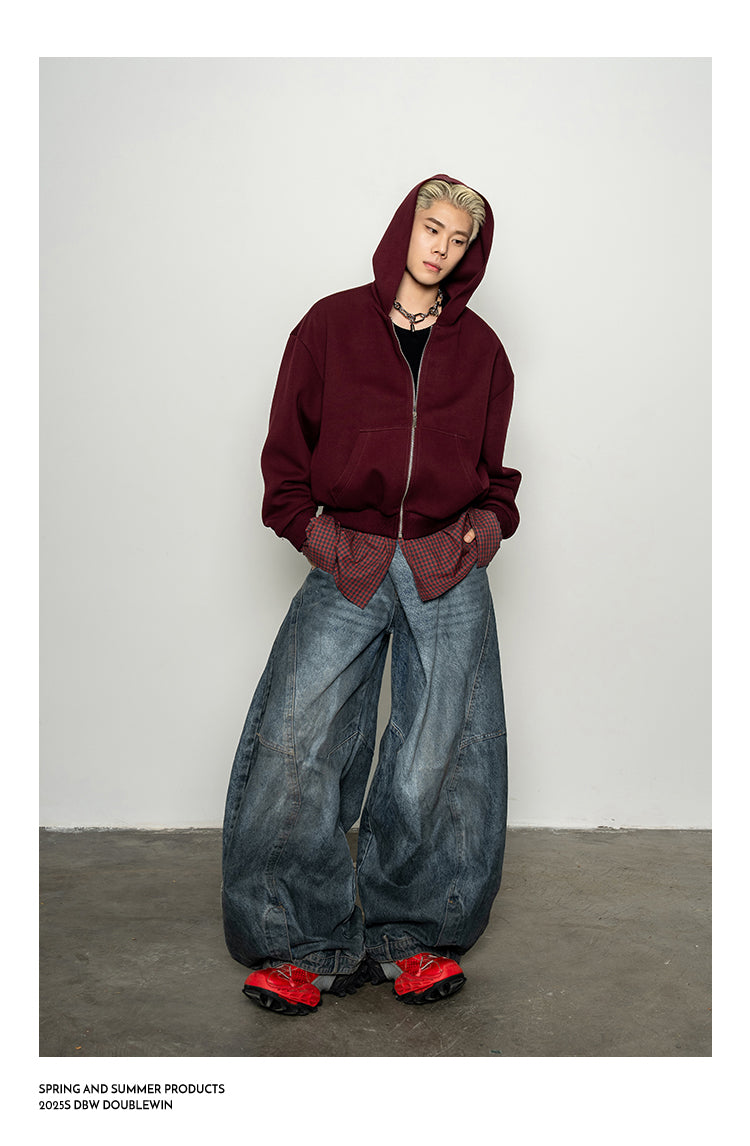 Air Layer Fake Two-Piece Sweatshirt