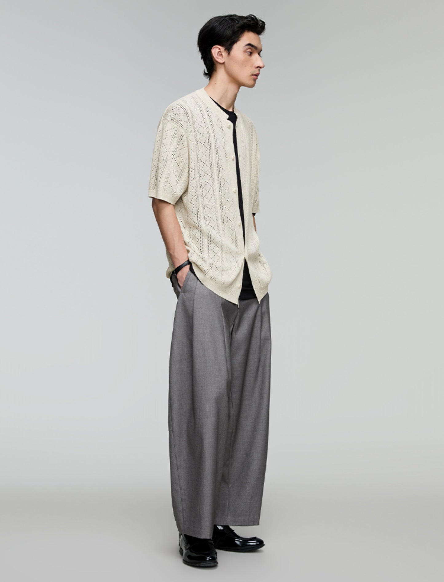 Drawstring Wide Leg Pants