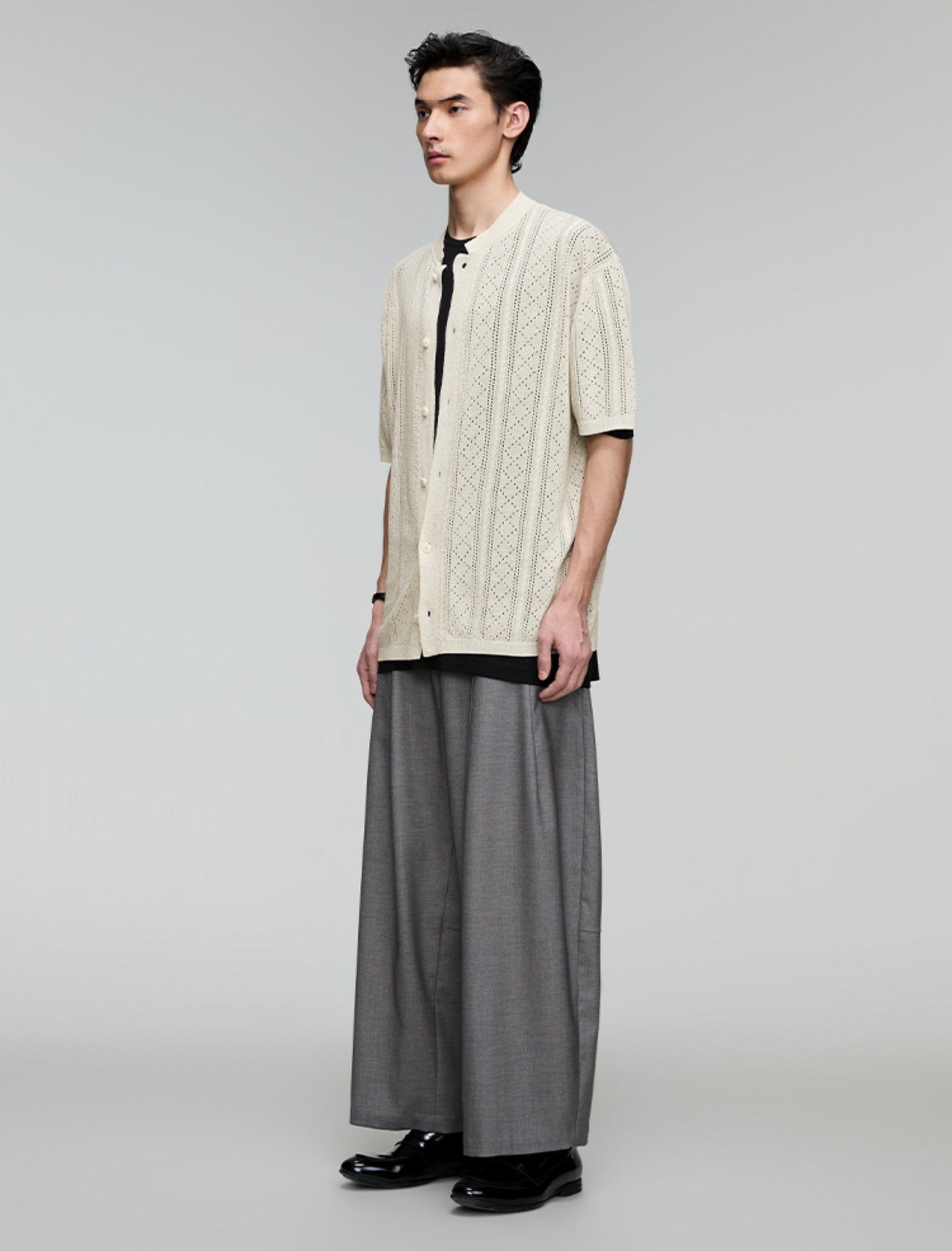 Drawstring Wide Leg Pants