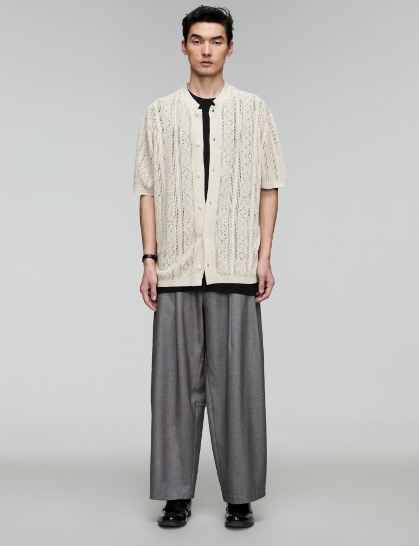 Drawstring Wide Leg Pants