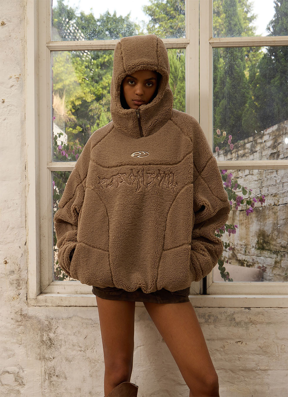 Hooded Pullover Jacket