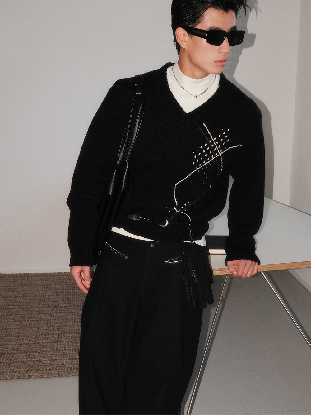 Unisex V-Neck Sweater