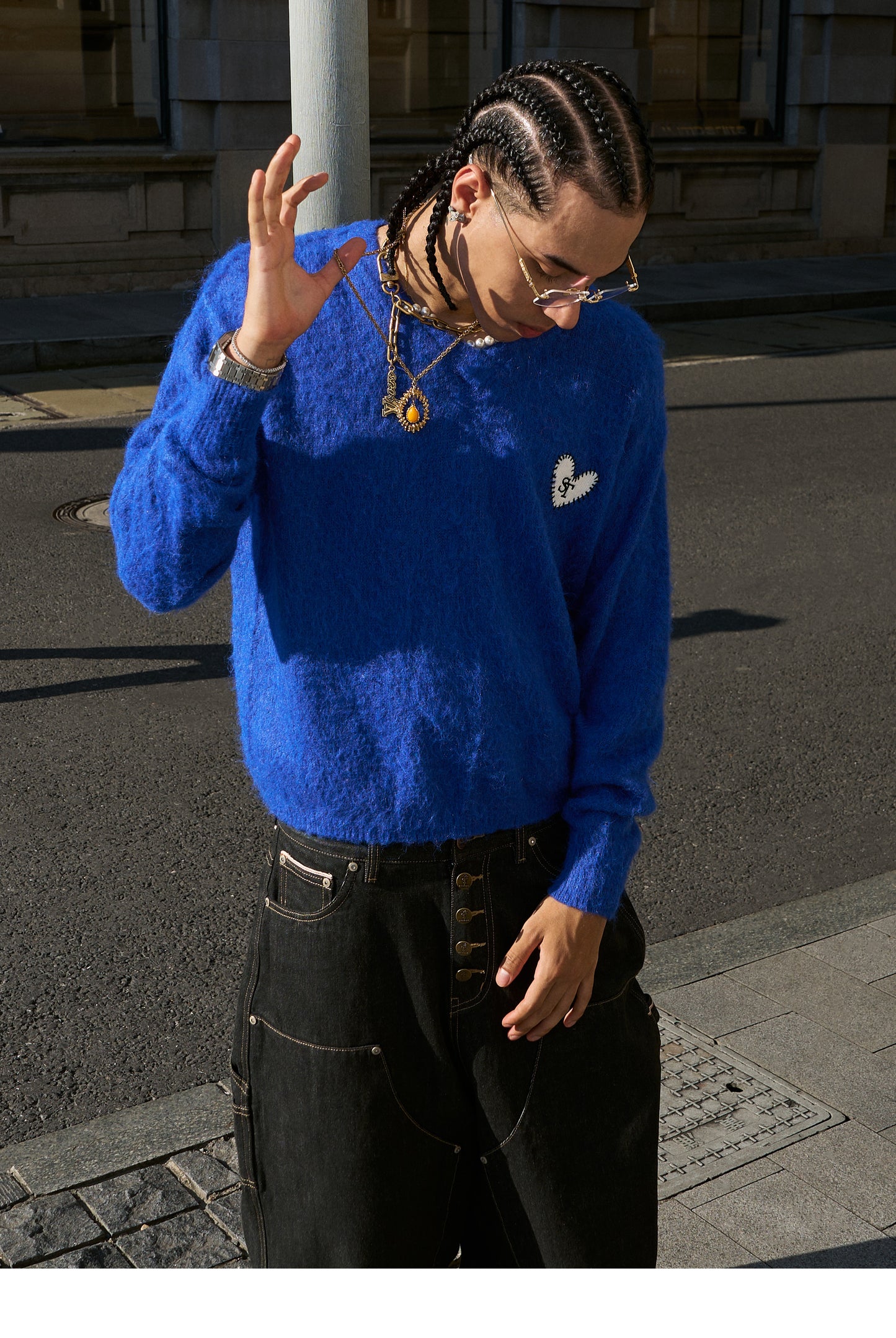 Wool Blend V-Neck Knit