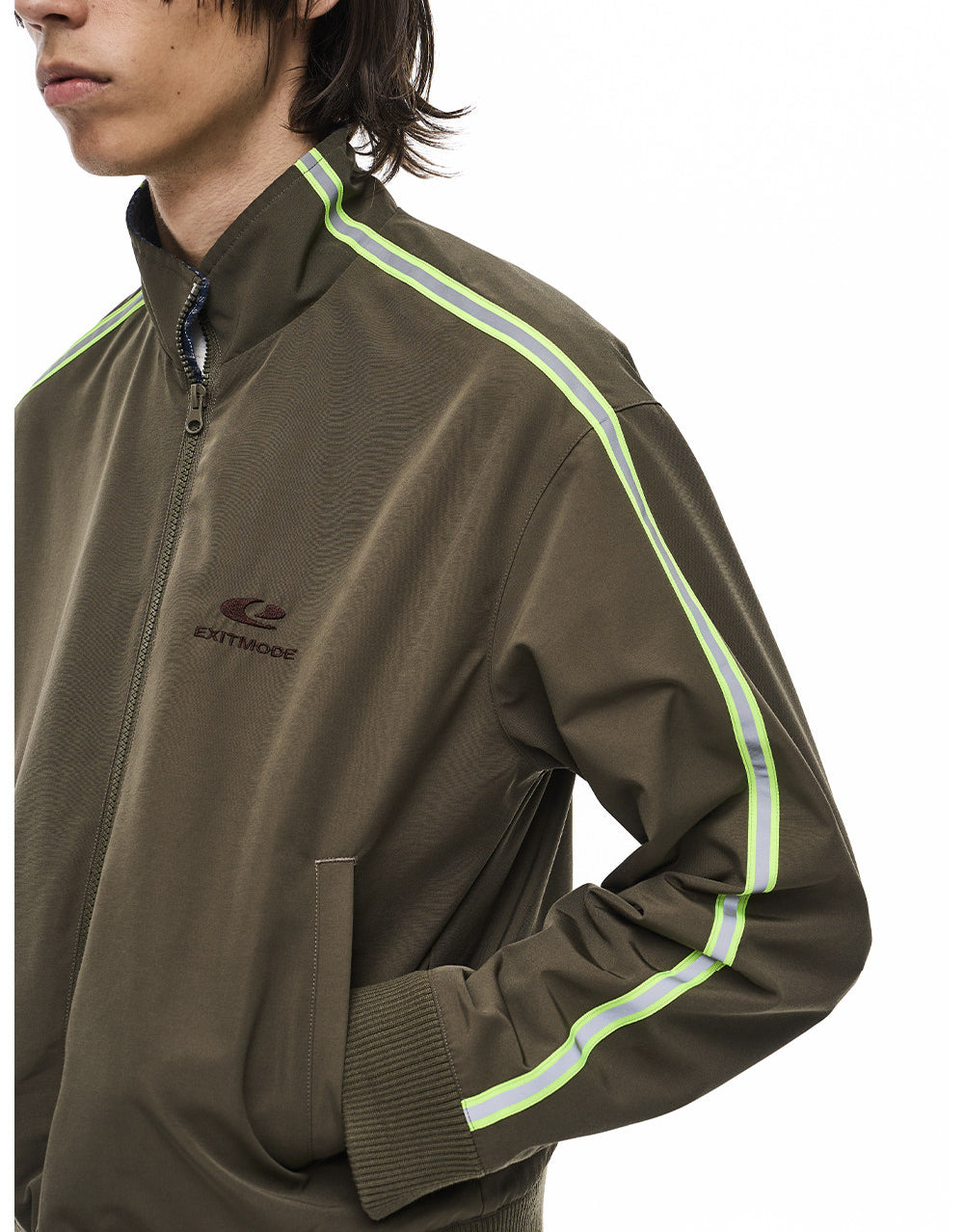 Vintage Reversible Stand-Collar Jacket
