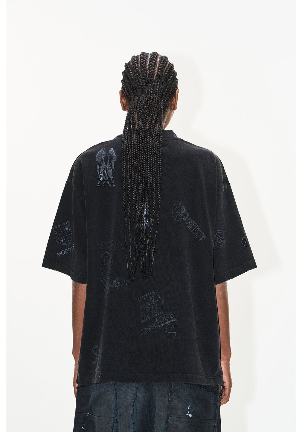 Damaged graffiti T-shirt