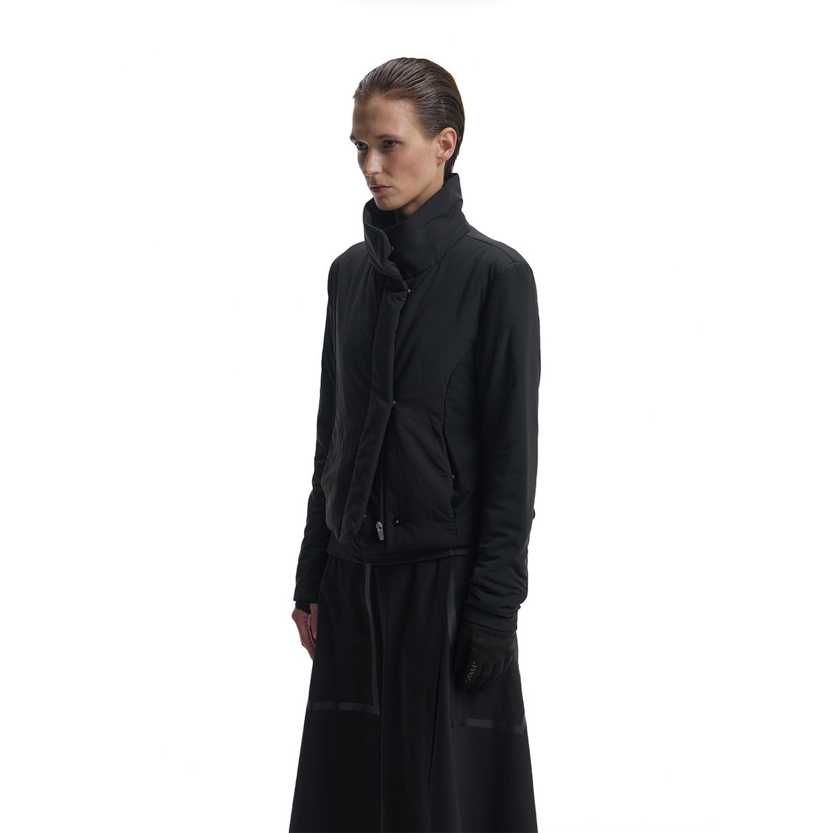 Short-Length High-Stand Collar Cotton Jacket