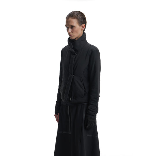 Short-Length High-Stand Collar Cotton Jacket