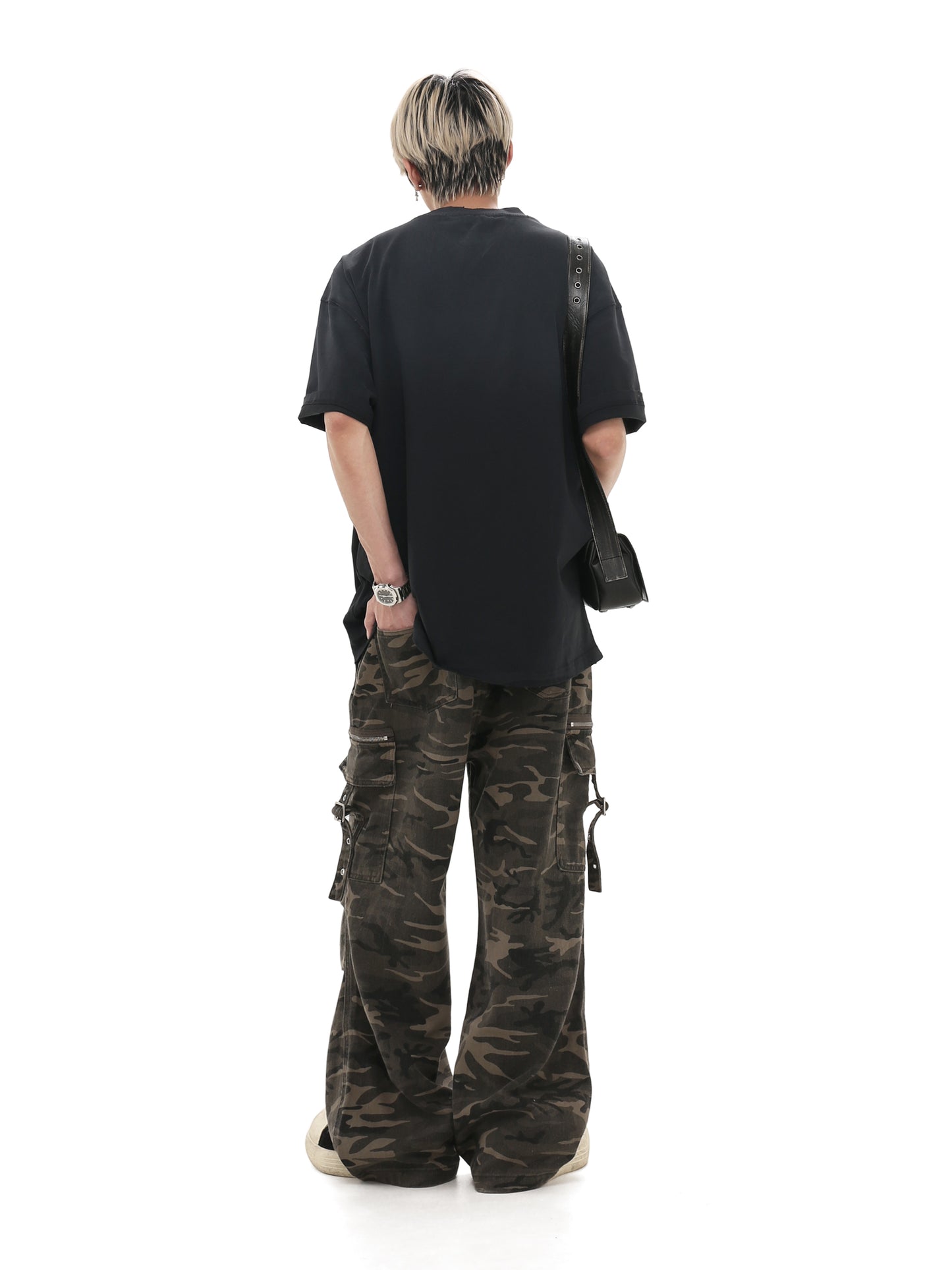 Straight Loose Camouflage Casual Pants